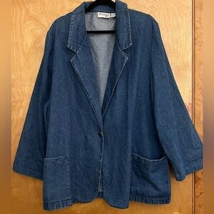 Joanna’s Denim Blazer 24W